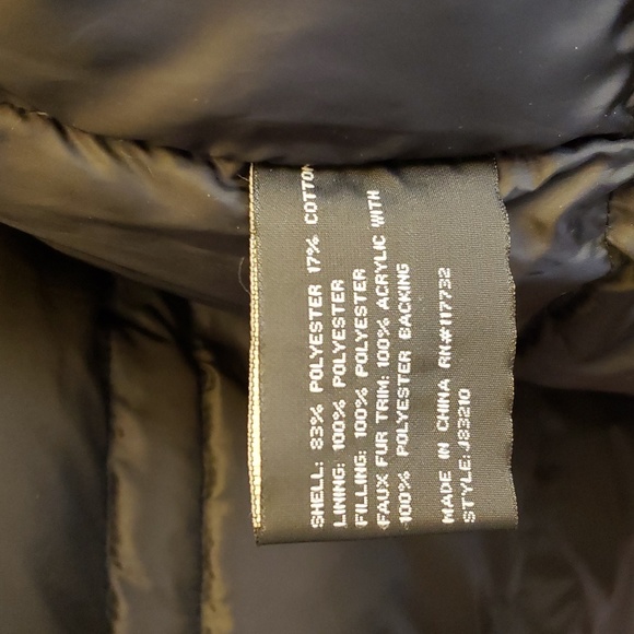 NWT Men's River Edge by Zeroxposur Dark Gray Hooded Coat/Parka, Faux Fur, Size L - Picture 16 of 16